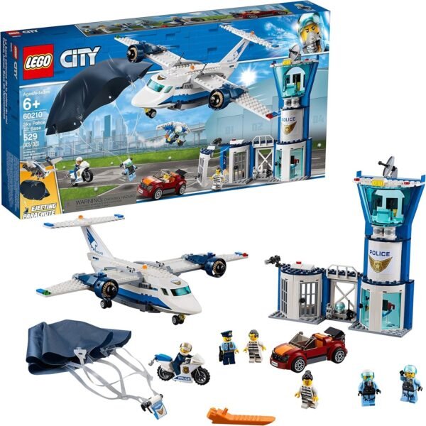 LEGO City Sky Police Air Base 60210 Building Kit 529 Pieces