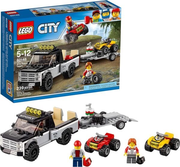 LEGO City ATV Race Team 60148 Building Kit with Toy Truck and