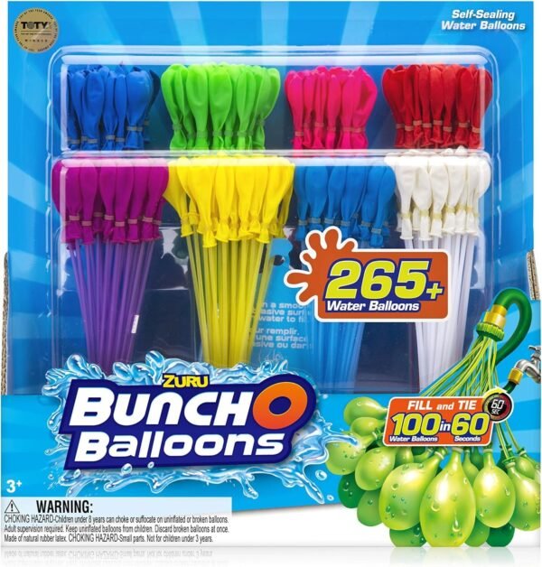 WATER BALLOONS - BUNCH OF BALLOONS RAPID REFILL 8 PACK