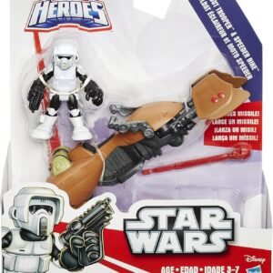 Playskool Heroes Star Wars Galactic Heroes Speeder Bike and Scout Trooper