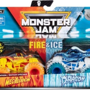 MJ 2019 Spin Master Monster Jam Fire&Ice Megalodon and Dragon Special Edition