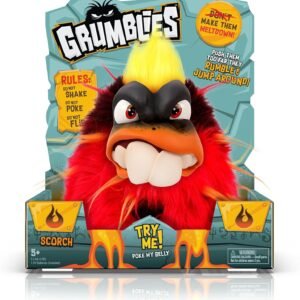 Grumblies Scorch, Red Kit Toy Fun Kids Pack Set Play
