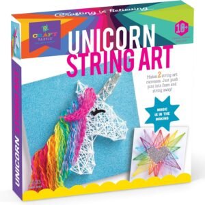 Craft-tastic String Art Kit Craft Kit Makes 2 Large String Art Canvases