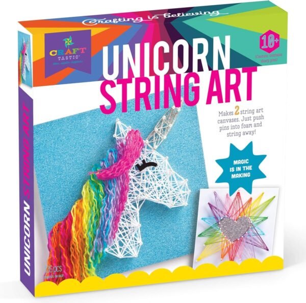Craft-tastic String Art Kit Craft Kit Makes 2 Large String Art Canvases