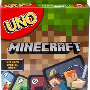 UNO Minecraft Card Game Kit Toy Fun Kids Pack Set