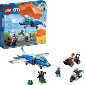 LEGO City Sky Police Parachute Arrest 60208 Building Kit 218 Pieces