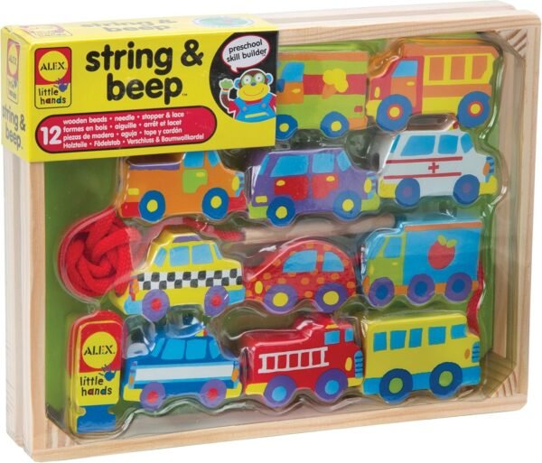 Alex Little Hands String and Beep Kids Toddler Art and Craft Activity