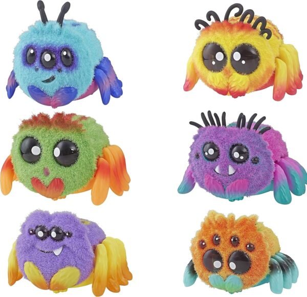 Spider FlufferPuff; Harry Scoots, Klutzers, Toofy Spooder, Bo Dangles and Peeks Voice-Activated