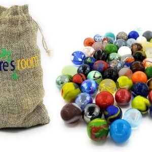 Naturesroom Glass Shooter Marbles for Kids - 1 Shooter Marbles for Games