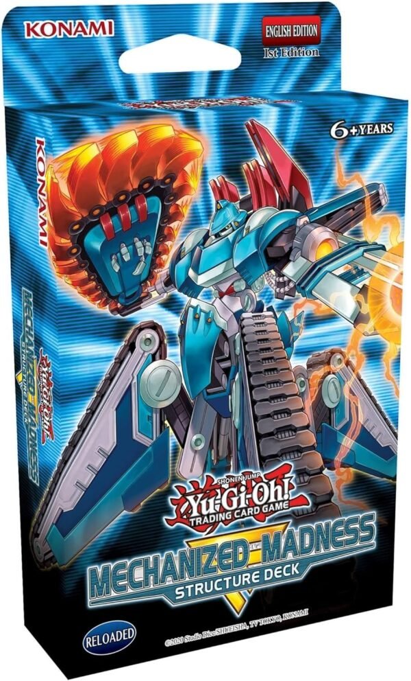 Yu-Gi-Oh Trading Cards Mechanized Madness Structure Deck- 42 Cards Total 3 Super