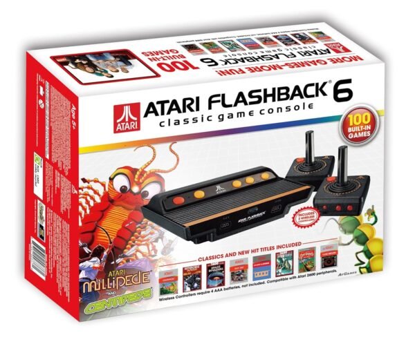 Atari Flashback 6 Classic Game System with 100 Games Kit