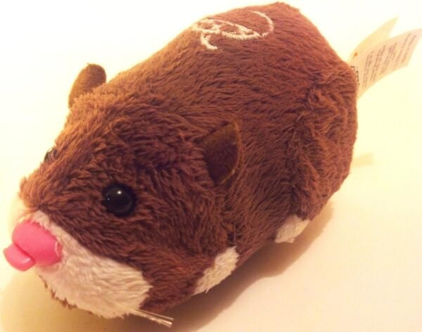 Zhu Zhu Pets Scoodles Dark Brown & White Hamster Kids TOY