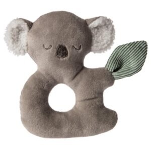 Mary Meyer Soft Toy Baby Rattle, 6-Inches, Down Under Koala 44110