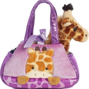 Aurora World Fancy Pals Peek-A-Boo Giraffe Pet Carrier Kit Toy