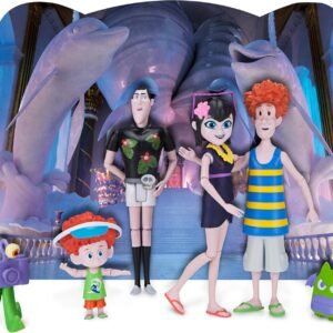 Hotel Transylvania Figures with Backdrop, Boo Voyage Kit Toy Fun