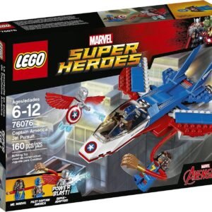 LEGO Super Heroes Captain America Jet Pursuit 76076 Building Kit 160 Pieces