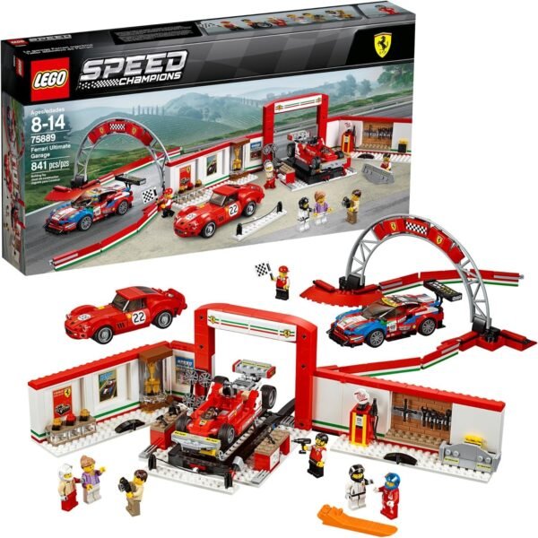 LEGO Speed Champions Ferrari Ultimate Garage 75889 Building Kit 841 Pieces