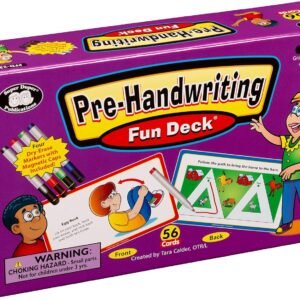 Super Duper Publications Pre-Handwriting Fun Deck Fine Motor Activities Flash Cards Educational