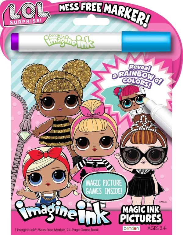 L.O.L. Surprise Imagine Ink Magic Ink Picture, Game & Activity Book Bendon