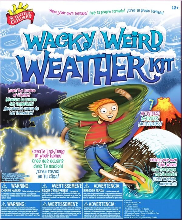 Scientific Explorer Wacky Weird Weather Kit Toy Fun Kids Pack
