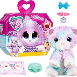 Little Live Scruff-A-Luvs Plush Mystery Rescue Pet - Candy Floss