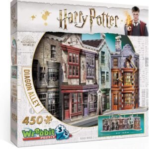 WREBBIT 3D Diagon Alley 3D Jigsaw Puzzle 450 Pieces Kit