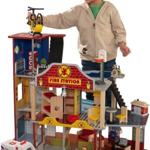 KidKraft Deluxe Fire Rescue Set Kit Toy Fun Kids Pack