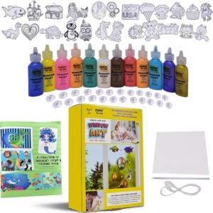 KOKO AROMA Window Paint Art Create Your Own Suncatcher Craft Kit-Boys Girls-Toys