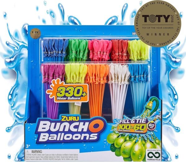 Bunch O Balloons - 350 Rapid-Fill Water Balloons 10 Pack Amazon Exclusive