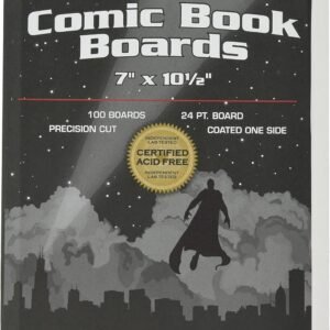 BCW Backing Boards, 7 x 10 1/2, Silver Kit Toy