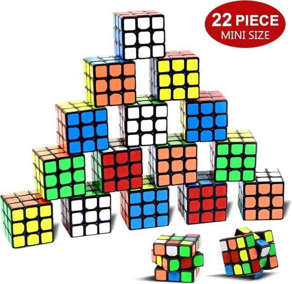 Party Puzzle Toy,22 Pack Mini Cubes Set Party Favors Cube Puzzle,1.18 Puzzle