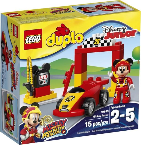 LEGO DUPLO Brand Disney 6174752 Mickey Racer 10843 Building Kit 15 Piece