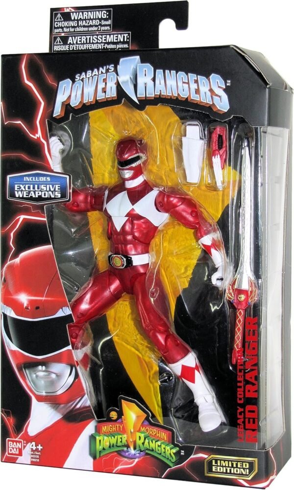 Mighty Morphin Power Rangers Legacy Collection Limited Edition 6 inch Red Ranger
