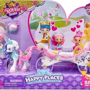 Shopkins Happy Places Royal Wedding Carriage with Pony and Petkins Inside