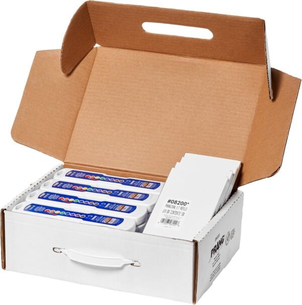 PRANG Oval-8 Pan Watercolor Paint Set Master Pack with Brush, Includes 12