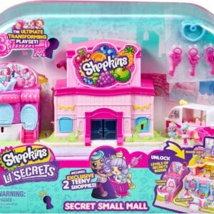 Shopkins Lil Secrets Secret Small Mall Multi Level Playset with Grocery Store,