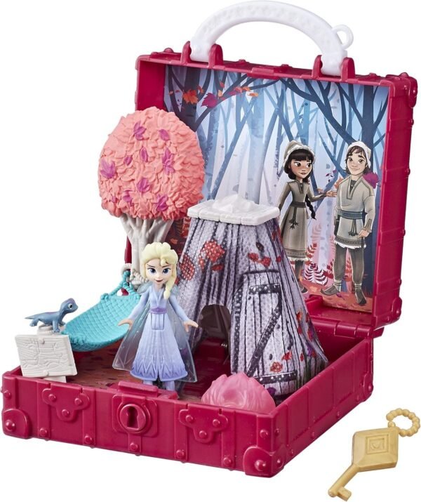 Disney Frozen Pop Adventures Enchanted Forest Set Pop-Up Playset with Handle, Including