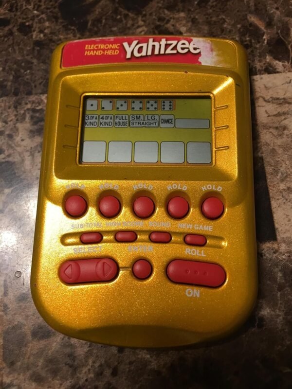 Yahtzee Electronic Hand-held Gold Kit Toy Fun Kids Pack Set