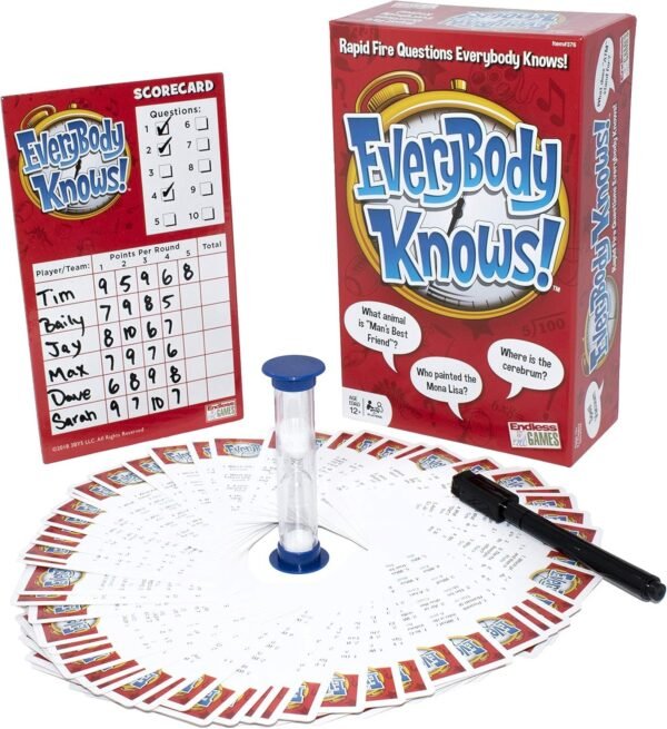 Everybody Knows - Trivia Card Game - 2018 Edition Kit