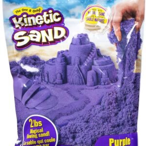 Kinetic Sand The Original Moldable Sensory Play Sand, Purple, 2 Pounds