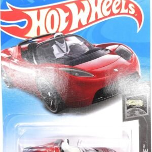 Hot Wheels 2019 HW Space Tesla Roadster with Starman Figure 109/250, Maroon