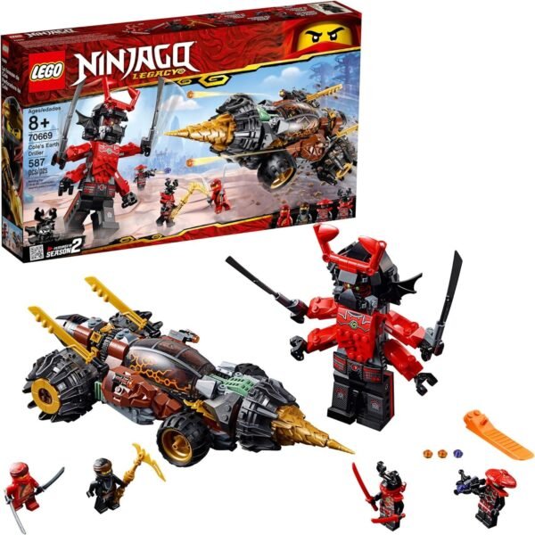 LEGO NINJAGO Legacy Coles Earth Driller 70669 Building Kit 587 Pieces