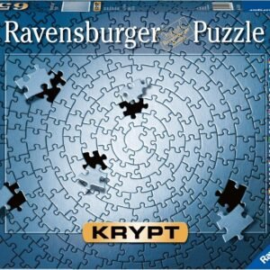 Ravensburger Krypt Silver 654 Piece Blank Jigsaw Puzzle Challenge for Adults Every