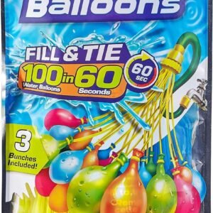 Bunch O Balloons 100 Rapid-Fill Crazy Color Water Balloons 3 Pack
