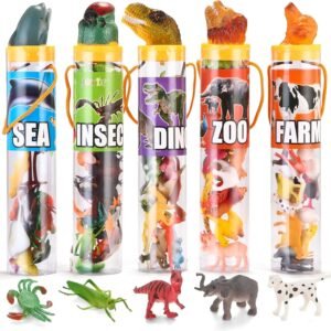 JOYIN 69 Pieces Natural World Animal Dinosaur Insect Sea Animal Farm Animal