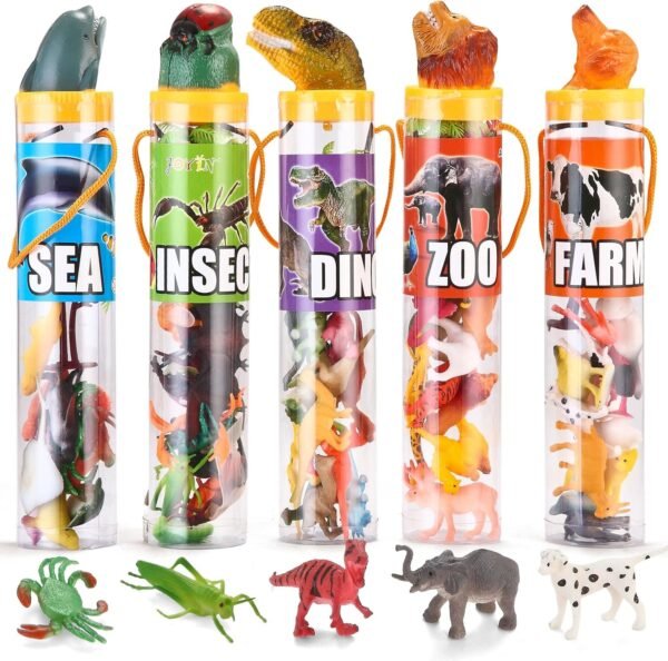 JOYIN 69 Pieces Natural World Animal Dinosaur Insect Sea Animal Farm Animal