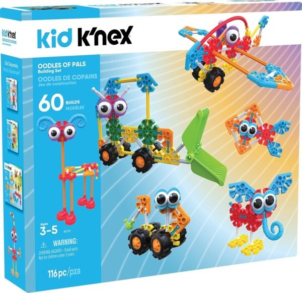 KID KNEX Oodles of Pals Building Set 115 Pieces Ages 3 and