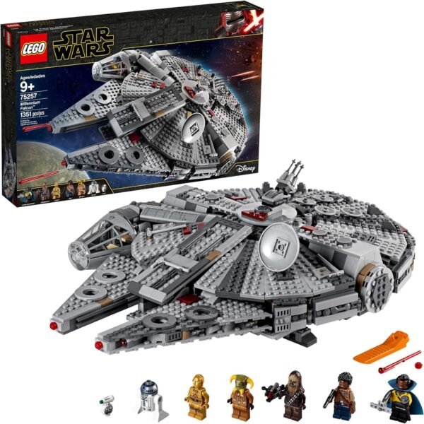 LEGO Star Wars The Rise of Skywalker Millennium Falcon 75257 Starship Model