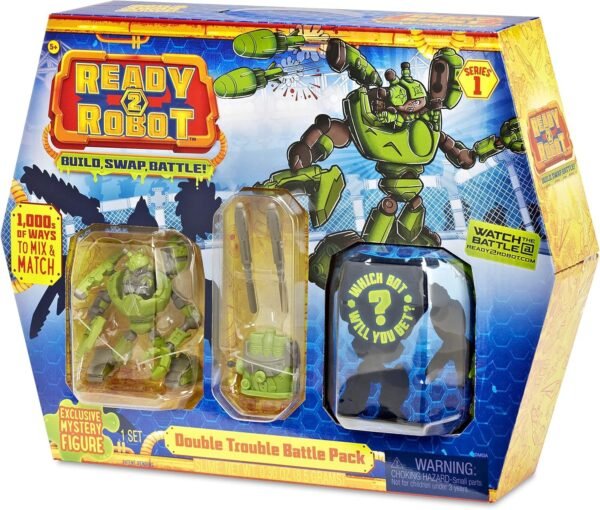Ready2Robot 553908 Double Trouble Battle Pack Kit Toy Fun Kids