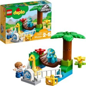 LEGO DUPLO Jurassic World Gentle Giants Petting Zoo 10879 Building Kit 24